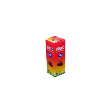 Vita C + Zinc Masticables (FARMACUNDINAMARCA) Sabor A Fresa Caja*100 tabletas