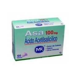 Asa 100 mg Analgésico (FARMACUNDINAMARCA) caja*100 tabletas