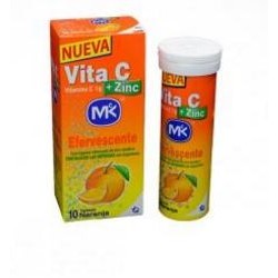 Vita C + Zinc 1 g (FARMACUNDINAMARCA) Sabor Naranja fco*10 tabletas