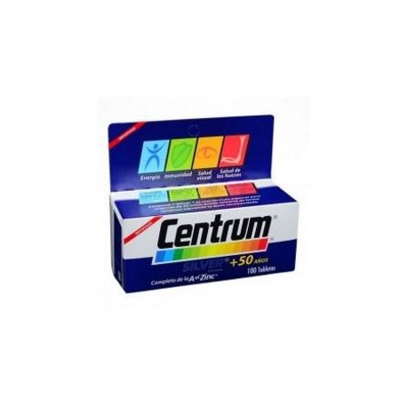 Centrum Silver multivitaminico (FARMACUNDINAMARCA) caja*100 Tabletas